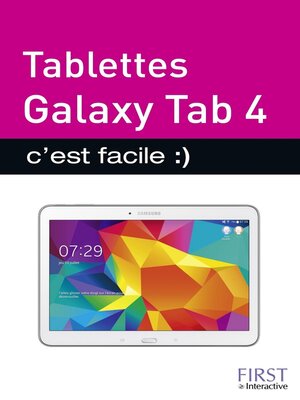 cover image of Tablettes Galaxy Tab 4 C'est facile